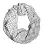 Dolce & Gabbana White Polka Dots Polyester Wrap Shawl Scarf