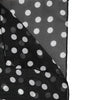 Dolce & Gabbana Black Polka Dots Polyester Wrap Shawl Scarf