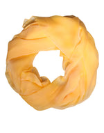 Foulard châle rectangulaire en soie jaune Dolce &amp; Gabbana