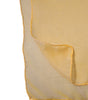 Foulard châle rectangulaire en soie jaune Dolce &amp; Gabbana