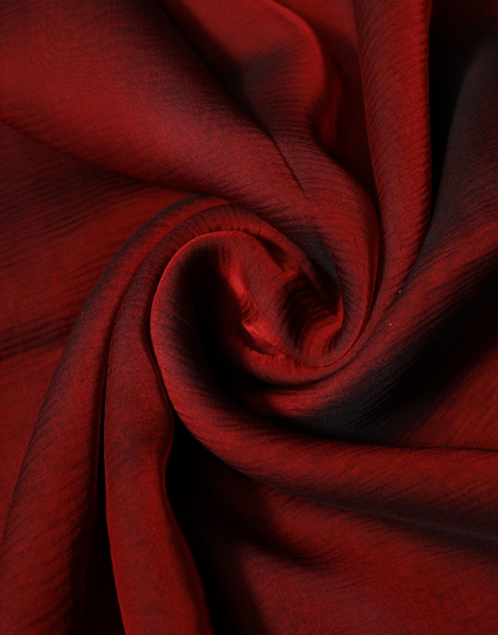 Foulard châle rectangulaire en soie rouge Dolce &amp; Gabbana pour femme