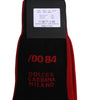 Dolce & Gabbana Black Nylon DG Logo Mid Calf Men Socks