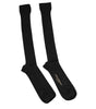 Chaussettes mi-mollet noires à logo en viscose Dolce & Gabbana