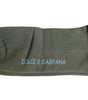 Dolce & Gabbana Gray Cotton DG Bear Mid Calf Socks