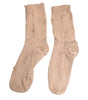Dolce & Gabbana Beige Solid Stretch Mid Calf Men Socks