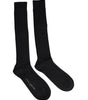 Dolce & Gabbana Black DG Logo Print Over The Calf Socks