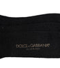 Dolce & Gabbana Black DG Logo Print Over The Calf Socks