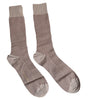 Dolce & Gabbana Brown Solid DG Logo Mid Calf Men Socks