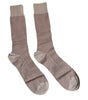 Dolce & Gabbana Brown Solid DG Logo Mid Calf Men Socks