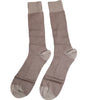 Dolce & Gabbana Brown Solid DG Logo Mid Calf Men Socks