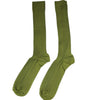 Dolce & Gabbana Green Cotton Logo Over The Calf Socks
