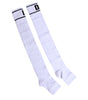 Chaussettes ouvertes Dolce & Gabbana en coton blanc avec logo DG imprimé