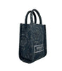 Versace Athena Barocco Mini sac à bandoulière fourre-tout à poignée supérieure Noir