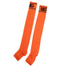 Chaussettes à bout ouvert en coton orange Dolce & Gabbana avec logo DG imprimé