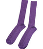 Chaussettes mi-mollet en coton violet avec logo Dolce & Gabbana