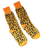 Chaussettes mi-mollet jaunes et noires pour homme Dolce & Gabbana