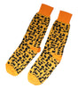 Chaussettes mi-mollet jaunes et noires pour homme Dolce & Gabbana