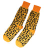 Chaussettes mi-mollet jaunes et noires pour homme Dolce & Gabbana