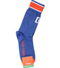 Dolce & Gabbana Blue Cotton DG Logo Print Mid Calf Socks