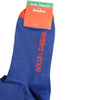 Dolce & Gabbana Blue Cotton DG Logo Print Mid Calf Socks