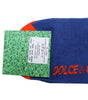 Dolce & Gabbana Blue Cotton DG Logo Print Mid Calf Socks