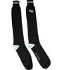 Chaussettes mi-mollet en coton noir à imprimé logo DG Dolce & Gabbana