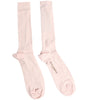 Dolce & Gabbana Ivory Cotton Stretch Logo Over Calf Socks