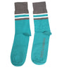Dolce & Gabbana Green Gray Stretch DG Logo Mid Calf Socks