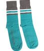 Dolce & Gabbana Green Gray Stretch DG Logo Mid Calf Socks
