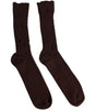 Chaussettes mi-mollet extensibles en coton marron Dolce & Gabbana
