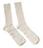 Dolce & Gabbana Beige Cotton Stretch Logo Mid Calf Socks