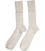 Dolce & Gabbana Beige Cotton Stretch Logo Mid Calf Socks
