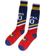 Dolce & Gabbana Multicolor Cotton Stretch Over Calf Socks