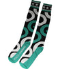 Chaussettes montantes en coton stretch multicolore Dolce & Gabbana