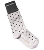 Chaussettes à pois en viscose stretch grise Dolce & Gabbana