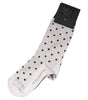 Chaussettes à pois en viscose stretch grise Dolce & Gabbana