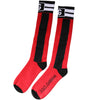 Dolce & Gabbana Red Cotton Stretch Printed Socks