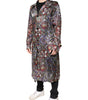 Dolce & Gabbana Multicolor Royal Bee Crown Trench Coat Jacket
