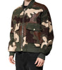 Dolce & Gabbana Multicolor Cotton Bomber Full Zip Jacket