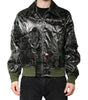 Dolce & Gabbana Green DG Logo Print Bomber Full Zip Jacket