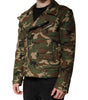 Dolce & Gabbana Multicolor Camouflage Nylon Biker Jacket