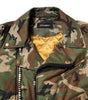 Dolce & Gabbana Multicolor Camouflage Nylon Biker Jacket