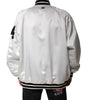 Dolce & Gabbana White DG Logo Polyester Jersey Bomber Jacket