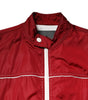Dolce & Gabbana Red White Nylon Full Zip Men Bomber Jacket