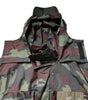Dolce & Gabbana Multicolor Camouflage Button Hooded Jacket