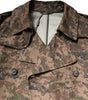 Dolce & Gabbana Multicolor Camouflage Double Breasted Coat Jacket