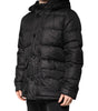 Dolce & Gabbana Black Hooded Parka Coat Winter Jacket