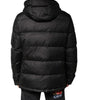 Dolce & Gabbana Black Hooded Parka Coat Winter Jacket