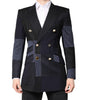 Dolce & Gabbana Multicolor Patchwork Jacket Coat Suit Blazer