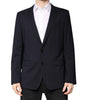 Dolce & Gabbana Black MARTINI Single Breasted Coat Blazer
